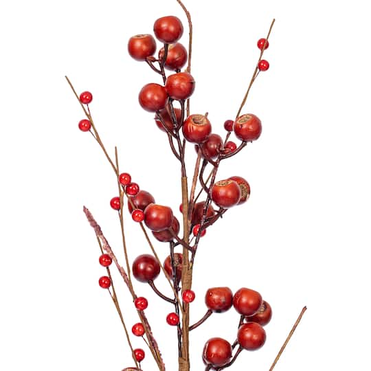 Vickerman 31" Dark Red Artificial Berry Sprays, 3ct.